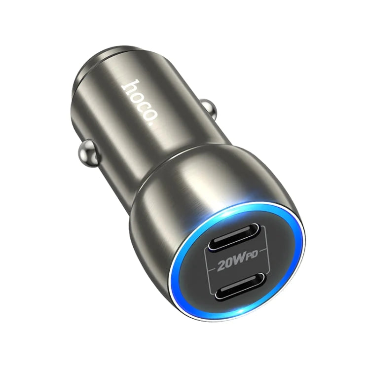 (40W) Dual USB-C / Type C Ports Fast Charging Car Charger Adapter (40W) Dual USB-C / Type C Ports Fast Charging Car Charger Adapter